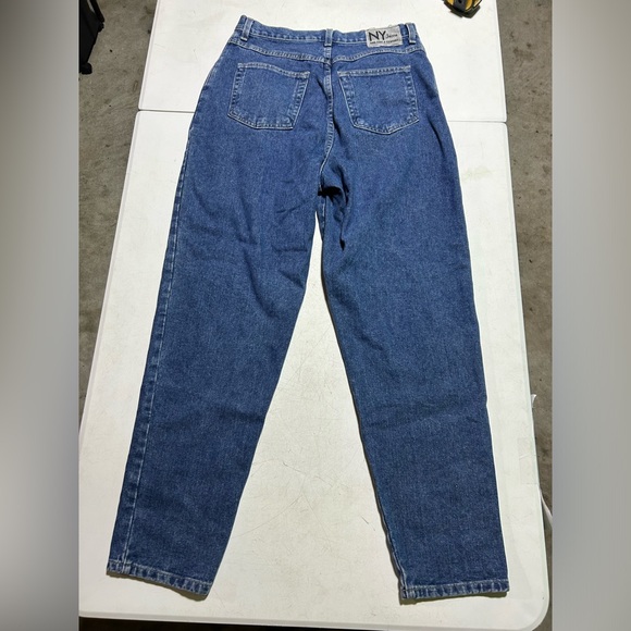 VINTAGE New York Jeans Size 12 Relaxed Fit Baggy High Rise Retro Shortened 90s - Picture 6 of 7